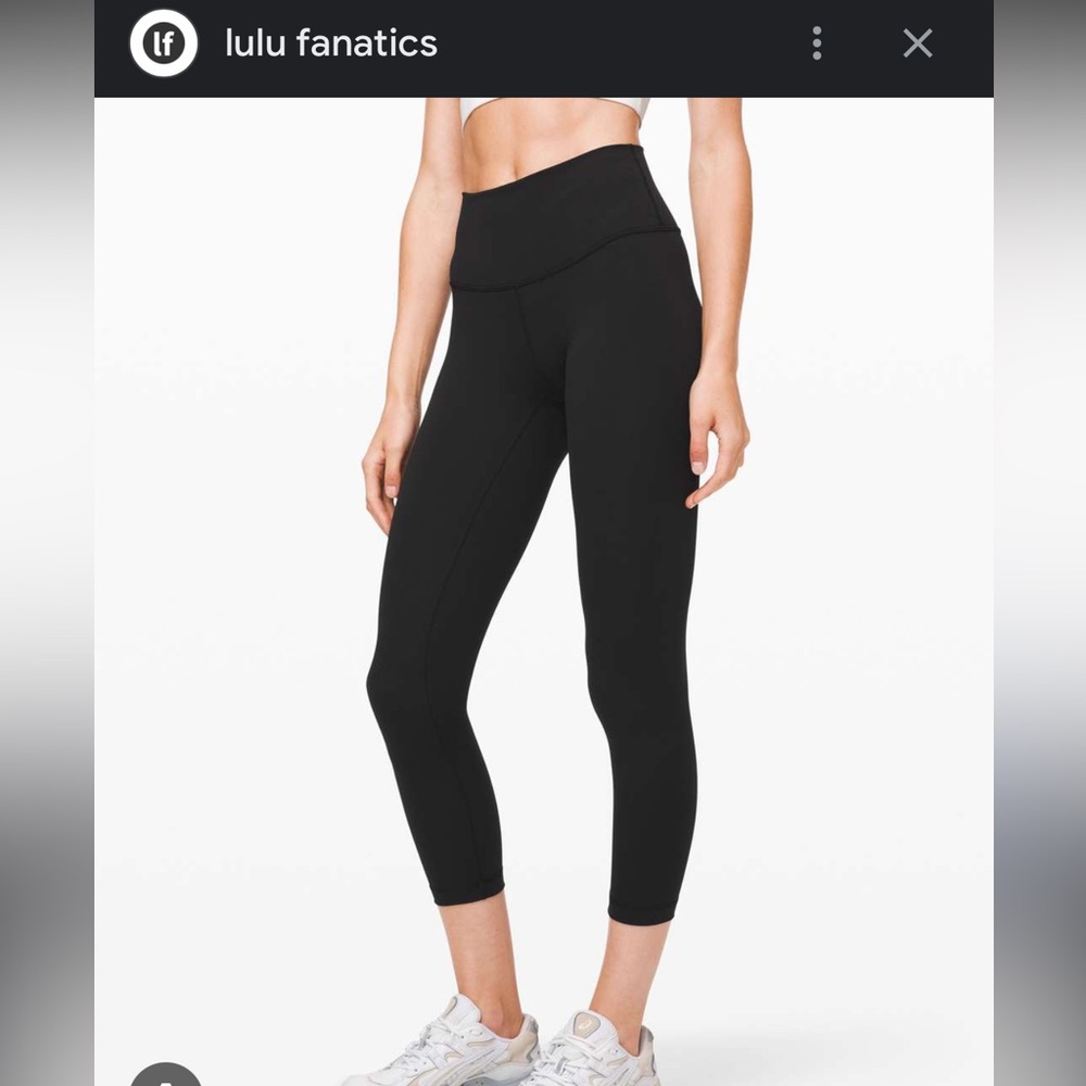 Lululemon wunderunder crop legging. High waisted. Excellent condition - Picture 2 of 5